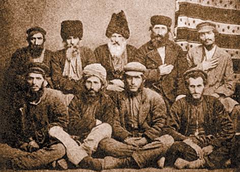 Грузинские евреи - обвиняемые по _кутаисскому делу_. 1879 год